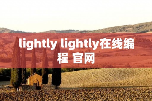 lightly lightly在线编程 官网
