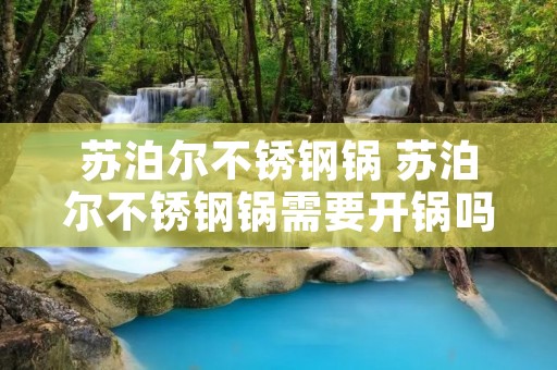 苏泊尔不锈钢锅 苏泊尔不锈钢锅需要开锅吗 苏泊尔不锈钢锅 苏泊尔不锈钢锅需要开锅吗
