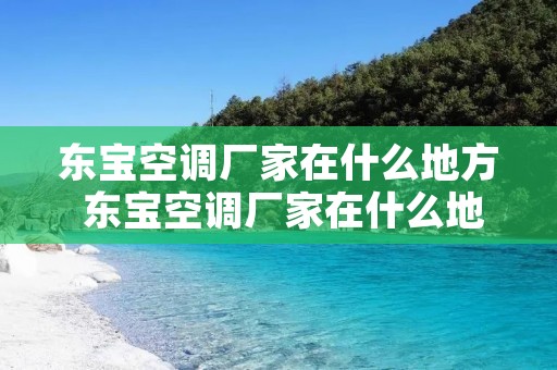 东宝空调厂家在什么地方 东宝空调厂家在什么地方生产 东宝空调厂家在什么地方 东宝空调厂家在什么地方生产