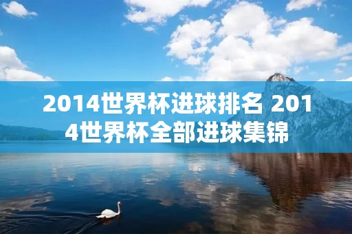 2014世界杯进球排名 2014世界杯全部进球集锦 2014世界杯进球排名 2014世界杯全部进球集锦