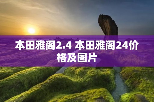 本田雅阁2.4 本田雅阁24价格及图片 本田雅阁2.4 本田雅阁24价格及图片