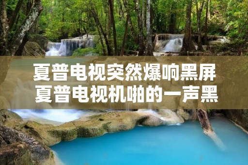 夏普电视突然爆响黑屏 夏普电视机啪的一声黑屏了是不是电源板坏了吗?
