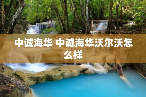 中诚海华 中诚海华沃尔沃怎么样 中诚海华 中诚海华沃尔沃怎么样