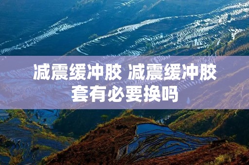 减震缓冲胶 减震缓冲胶套有必要换吗
