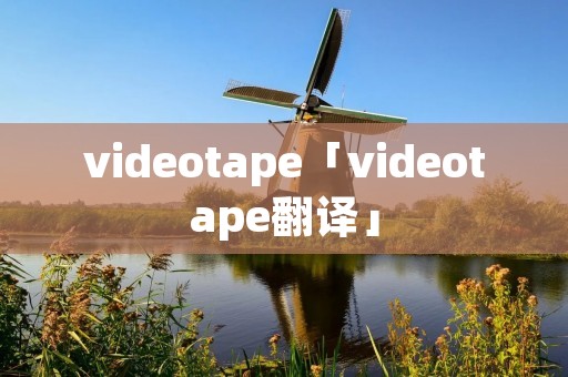 videotape「videotape翻译」