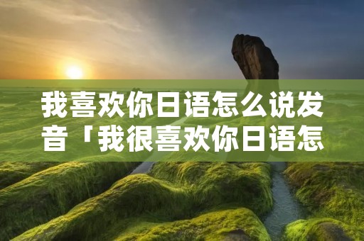 我喜欢你日语怎么说发音「我很喜欢你日语怎么说发音」 我喜欢你日语怎么说发音「我很喜欢你日语怎么说发音」