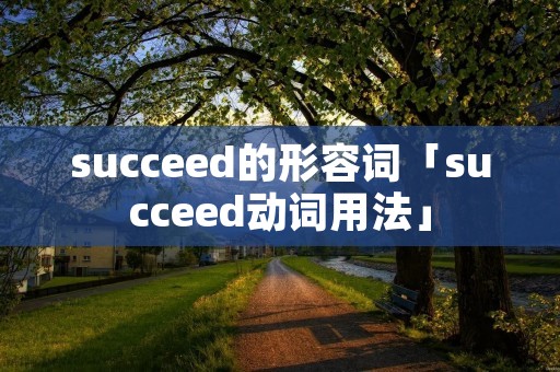 succeed的形容词「succeed动词用法」