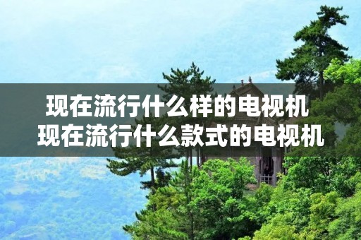 现在流行什么样的电视机 现在流行什么款式的电视机