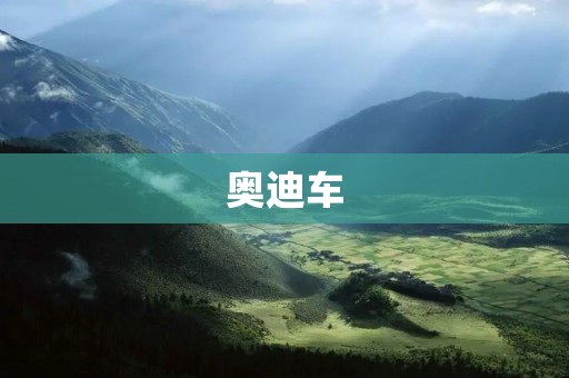 奥迪车：品质与性能的完美结合
