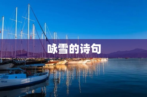 咏雪的诗句：唤醒心灵的纯洁之美