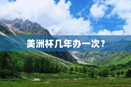 美洲杯几年办一次?