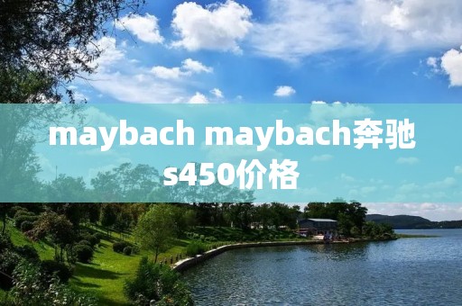 maybach maybach奔驰s450价格