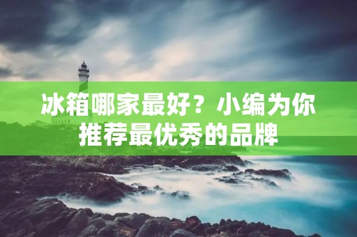 冰箱哪家最好?小编为你推荐最优秀的品牌 冰箱哪家最好?小编为你推荐最优秀的品牌