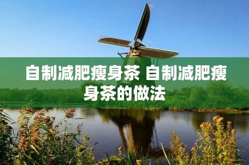 自制减肥瘦身茶 自制减肥瘦身茶的做法
