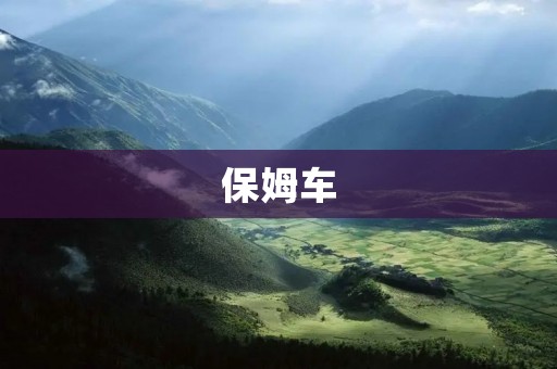 保姆车:为繁忙家庭解决烦恼 保姆车:为繁忙家庭解决烦恼