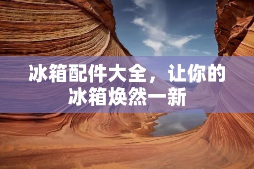 冰箱配件大全，让你的冰箱焕然一新