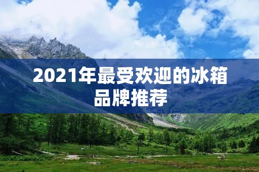 2021年最受欢迎的冰箱品牌推荐