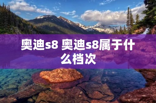奥迪s8 奥迪s8属于什么档次 奥迪s8 奥迪s8属于什么档次