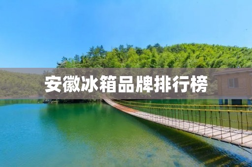 安徽冰箱品牌排行榜：哪些品牌值得信赖？