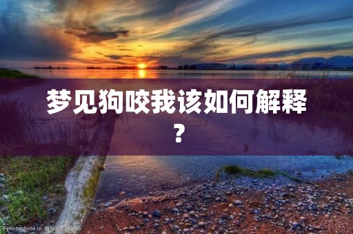梦见狗咬我该如何解释?