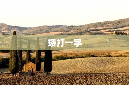 矮打一字:小而精致的传统书法艺术 矮打一字:小而精致的传统书法艺术