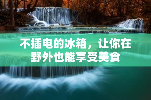 不插电的冰箱，让你在野外也能享受美食