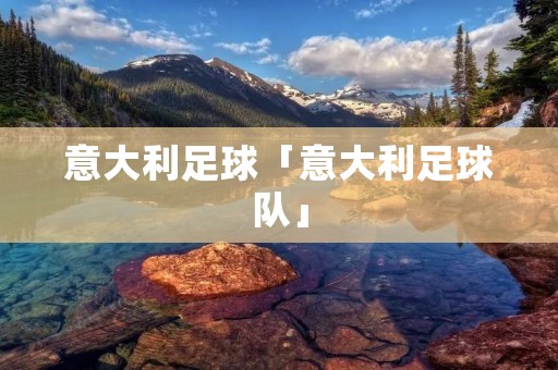 意大利足球「意大利足球队」 意大利足球「意大利足球队」