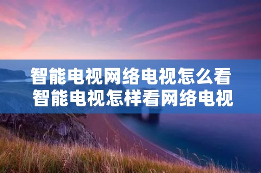智能电视网络电视怎么看 智能电视怎样看网络电视