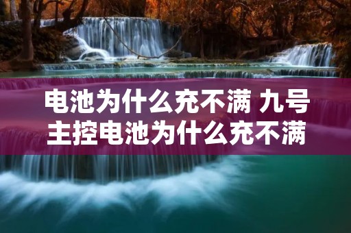 电池为什么充不满 九号主控电池为什么充不满