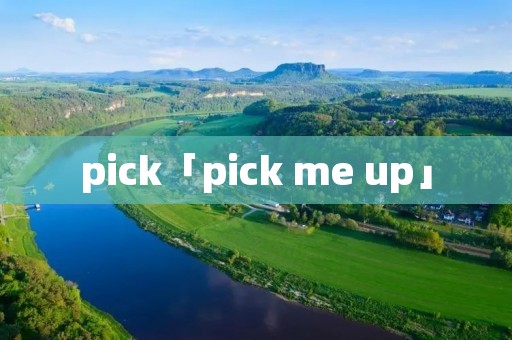 pick「pick me up」 pick「pick me up」