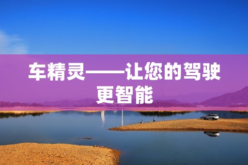 车精灵——让您的驾驶更智能