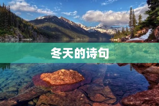 冬天的诗句