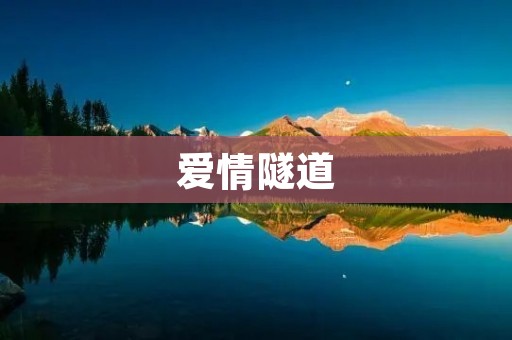 爱情隧道:让爱情之路更加坚定 爱情隧道:让爱情之路更加坚定