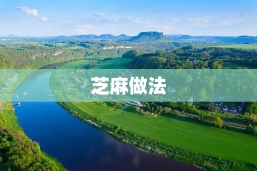 芝麻做法:多种芝麻制品的制作方法 芝麻做法:多种芝麻制品的制作方法
