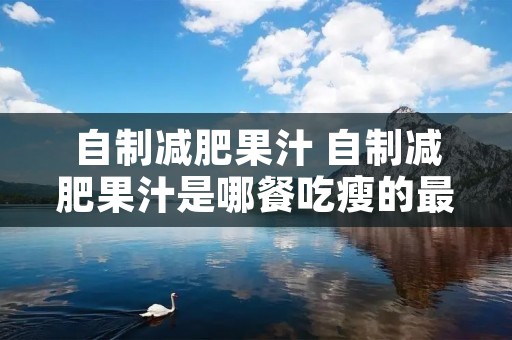 自制减肥果汁 自制减肥果汁是哪餐吃瘦的最快 自制减肥果汁 自制减肥果汁是哪餐吃瘦的最快