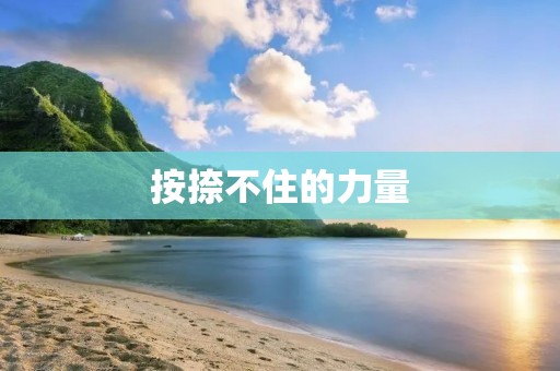 按捺不住的力量：掌控自己的情绪