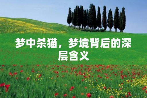 梦中杀猫，梦境背后的深层含义