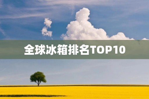 全球冰箱排名TOP10：哪些品牌最受欢迎？
