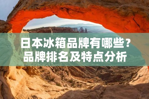 日本冰箱品牌有哪些？品牌排名及特点分析