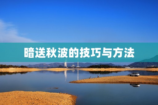 暗送秋波的技巧与方法 暗送秋波的技巧与方法