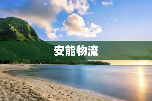 安能物流：打造智能物流