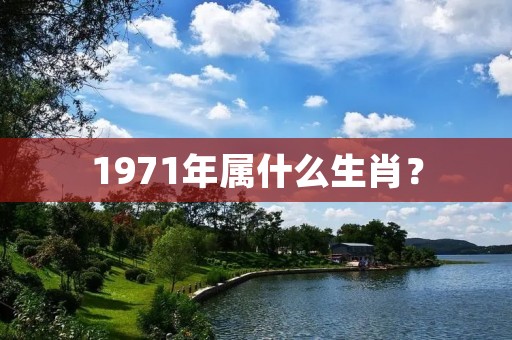1971年属什么生肖?