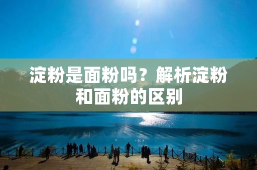 淀粉是面粉吗？解析淀粉和面粉的区别