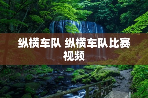 纵横车队 纵横车队比赛视频 纵横车队 纵横车队比赛视频