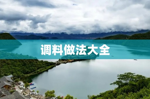 调料做法大全：让你的美食更加美味