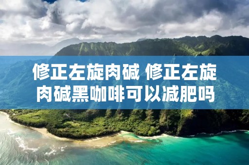 修正左旋肉碱 修正左旋肉碱黑咖啡可以减肥吗