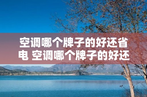 空调哪个牌子的好还省电 空调哪个牌子的好还省电又实惠