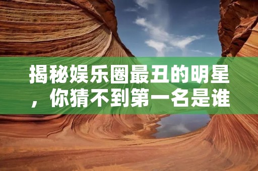 揭秘娱乐圈最丑的明星，你猜不到第一名是谁！