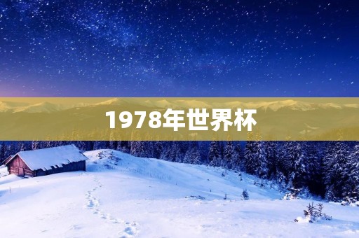 1978年世界杯:阿根廷的历史性时刻 1978年世界杯:阿根廷的历史性时刻