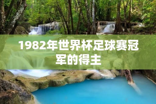 1982年世界杯足球赛冠军的得主